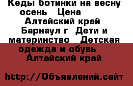 Кеды-ботинки на весну-осень › Цена ­ 350 - Алтайский край, Барнаул г. Дети и материнство » Детская одежда и обувь   . Алтайский край